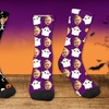 Image 8: Personalisierbare Socken mit eigenem Foto im Halloween-Design