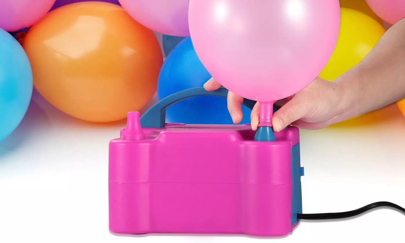 PUMP 600W Dual Nozzle Electric Balloon Pump Air Blower Balloon Inflator