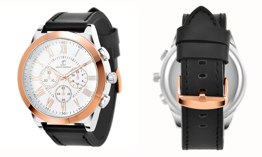 Image 3: Reloj de acero inoxidable con movimiento de cuarzo, de SC Crystal