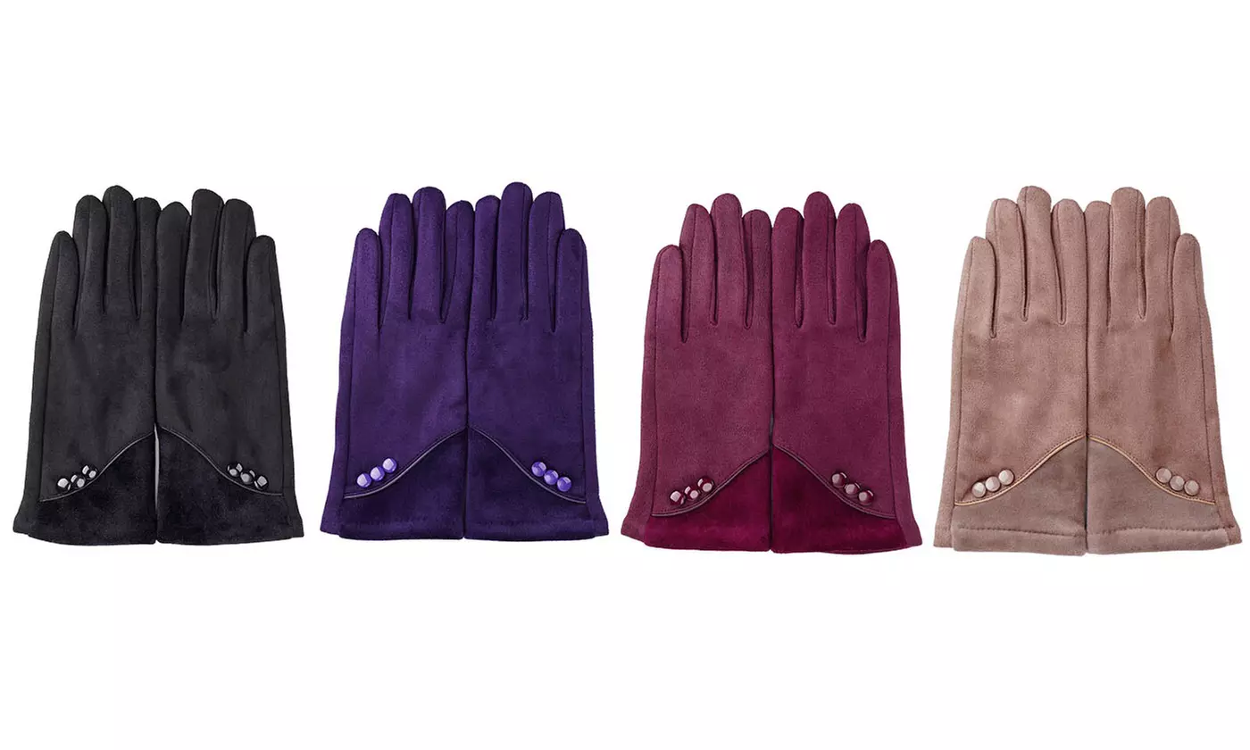 Itbelongs2u Women's Winter Gloves Fleece Lined with Touchscreen Tips