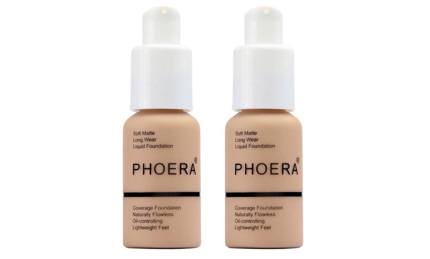 Image 3: Phoera Full Coverage Make-Up Foundation 30ml