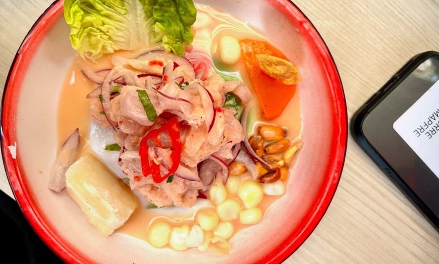 Image 16: Menú peruano para 2 o 4 personas con bebidas y postres