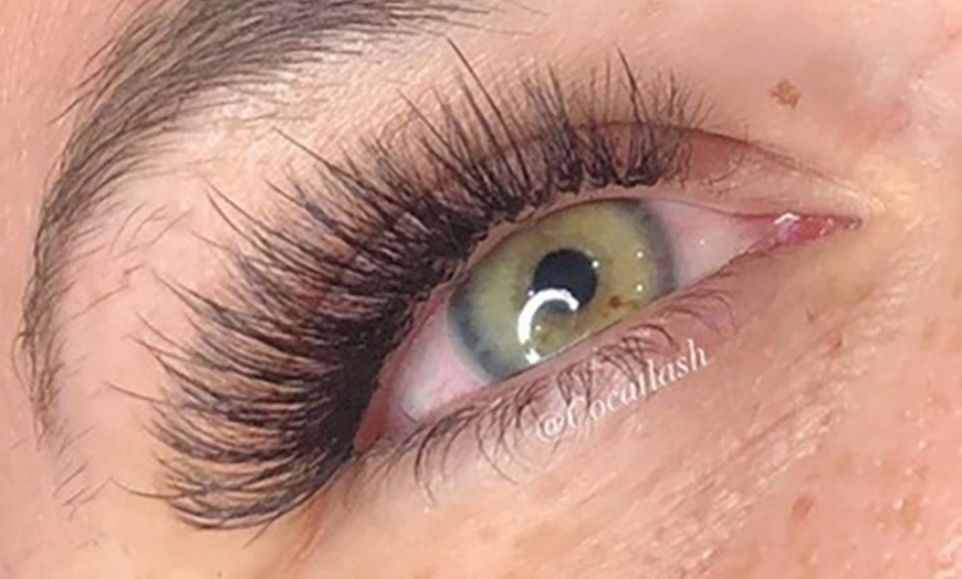 Image 4: Full Set of Classic Eyelash Extensions or 3D or 6D Volumes with Fill! 