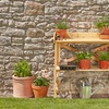 Image 3: Garden Grow Wooden Potting Bench or Storage Cabinet