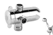 G 1/2 3-Way Shower Arm Diverter Valve for Handheld Shower Head&Fixed Spray Head - Second Medium