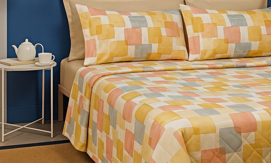 Image 17: Completo letto matrimoniale 100% cotone di Bassetti