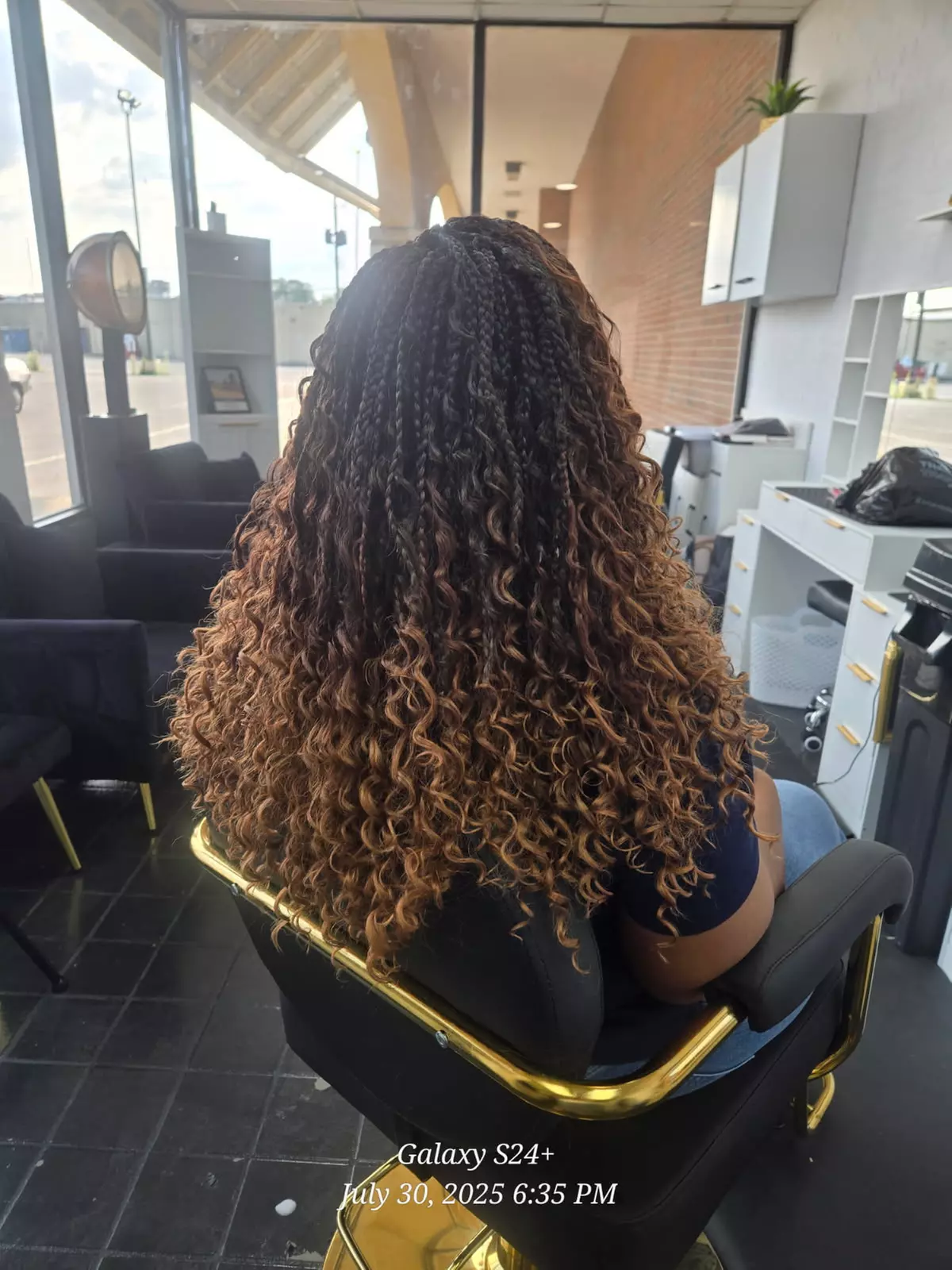 Large, Medium or Small Illusion-Box Part Crochet Braids