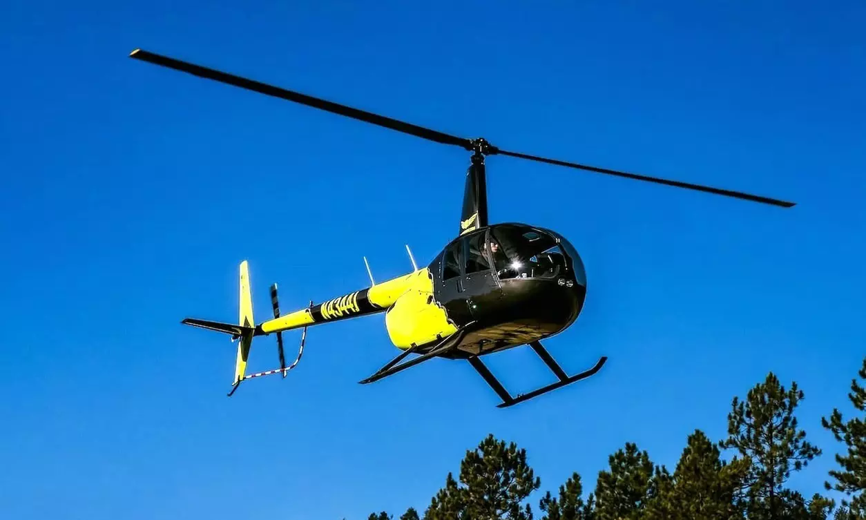 Private Helicopter Ride Over Mount Rushmore Tour for 2, 3, or 4 People