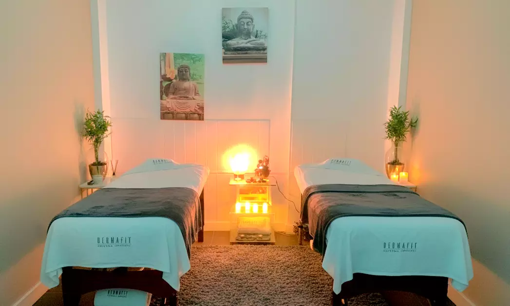 Ritual de masaje relajante en pareja con bebida de cortesía