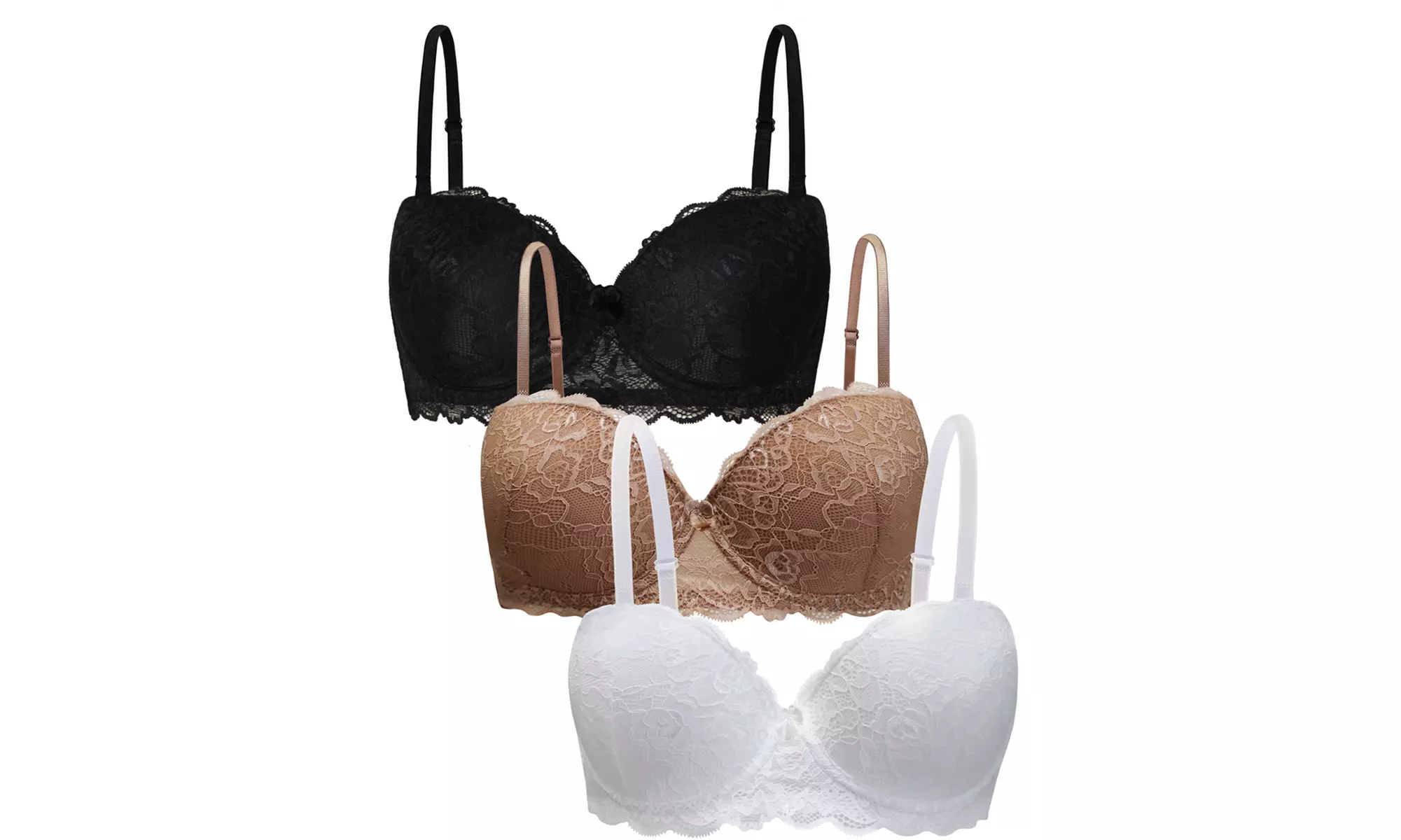 Set da 3 reggiseni Coconuda