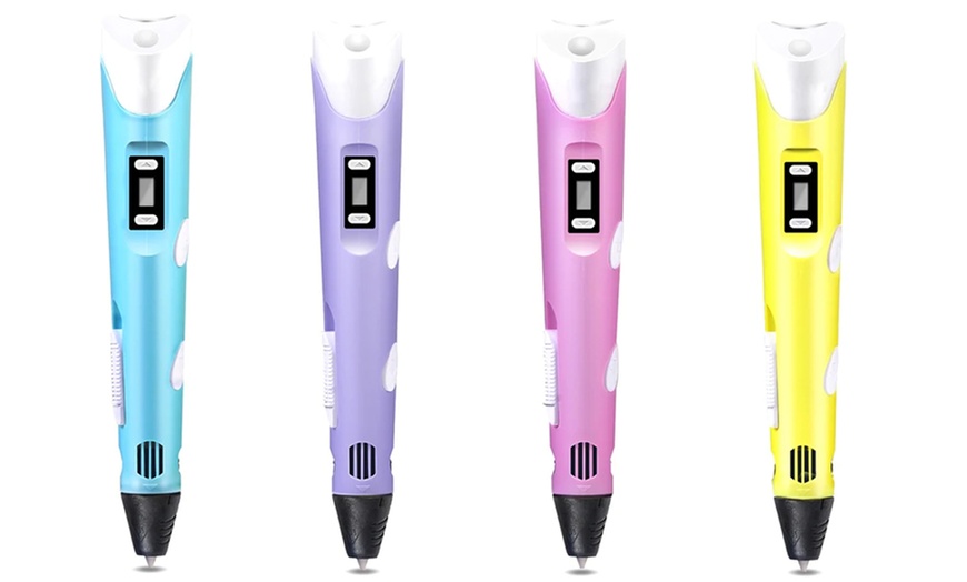 Image 12: 3D-Stift mit LCD-Bildschirm und/oder 3 m PLA 3D-Filamente