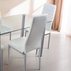 Image 17: Glass Dining Table Set with Chair Options