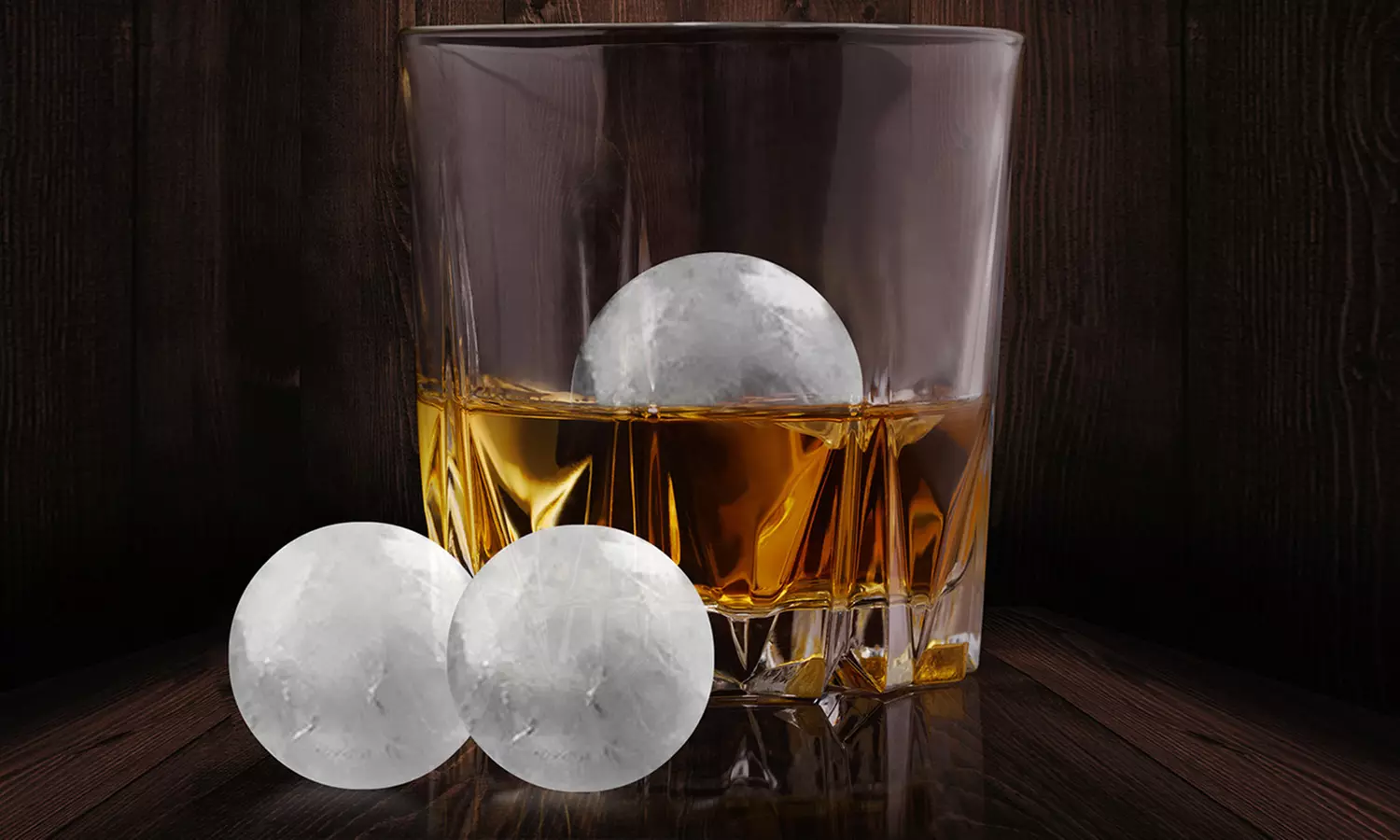 iMounTEK Four Ice Ball Mold Tray for Cool Drinks