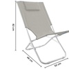 Image 7: Zilveren 'Giga'-opvouwbare strandstoel