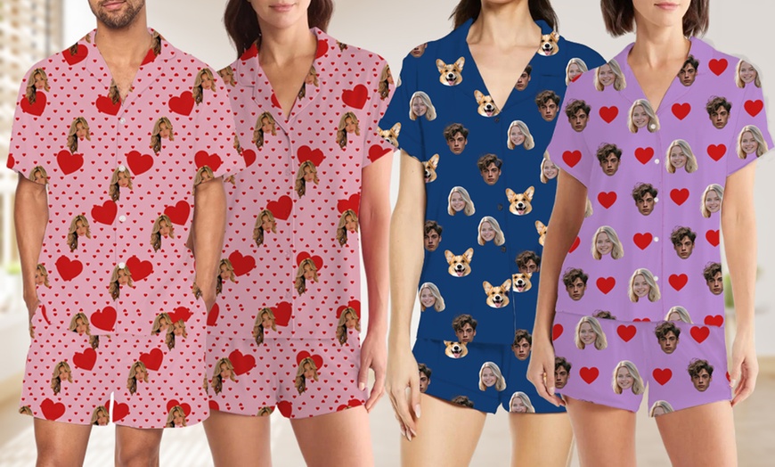 Image 8: Custom Photo Pajama Set from Justyling — Full or Half Set