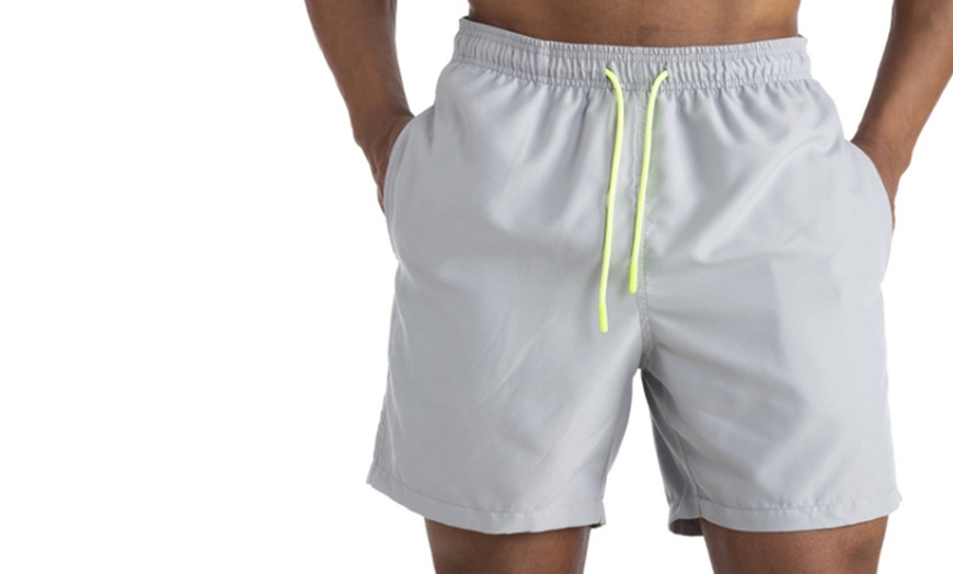 Image 9: Men's Swimming Trunks with Pockets