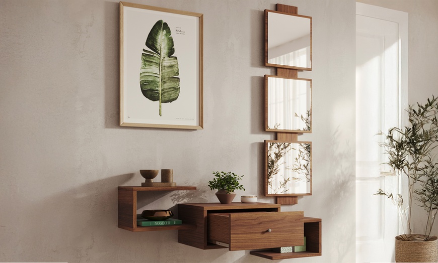 Image 3: Meuble d'entrée "Neo" avec tiroir et miroir
