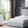 Image 17: Evangeline Panel Bed with Optional Ottoman Gas Lift Storage