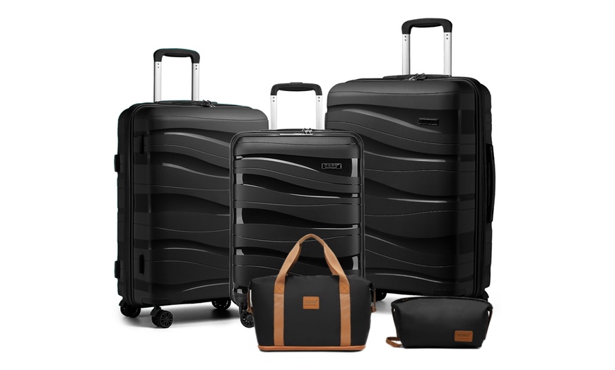 Image 3: Set de tres maletas con bolso y neceser incluido