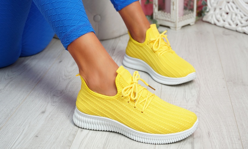 Image 24: Women's Knit Trainers