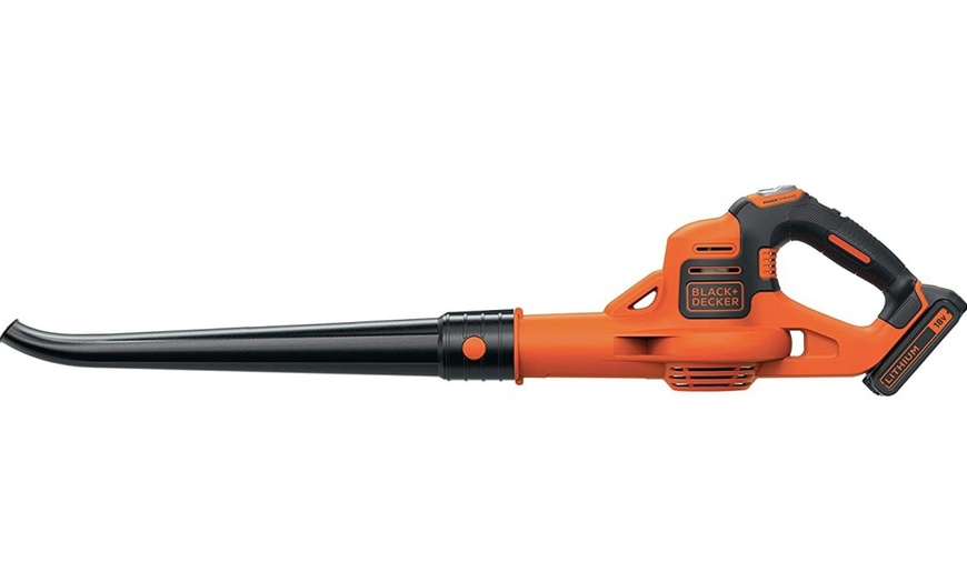 Image 2: Soffiatore a 18v con batteria al litio Black+Decker 