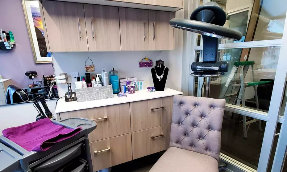 Haircut, Blowdry, with Blowout, Ombre, Partial, or Full Highlights