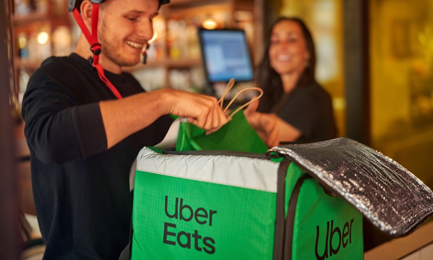 Image 3: First Time? First Bite? Get £5 Off Your First Uber Eats Order Today!