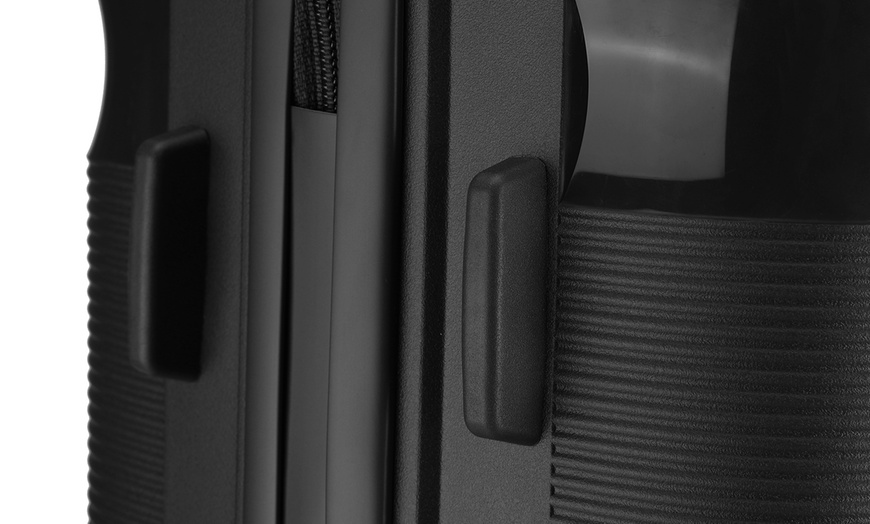 Image 12: KONO Three-Piece PP Hard Shell Suitcases With TSA Lock