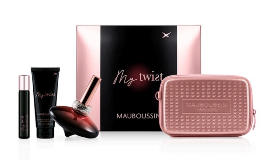 Image 4: Coffret Mauboussin avec eau de parfum, gel douche, travel spray et sac