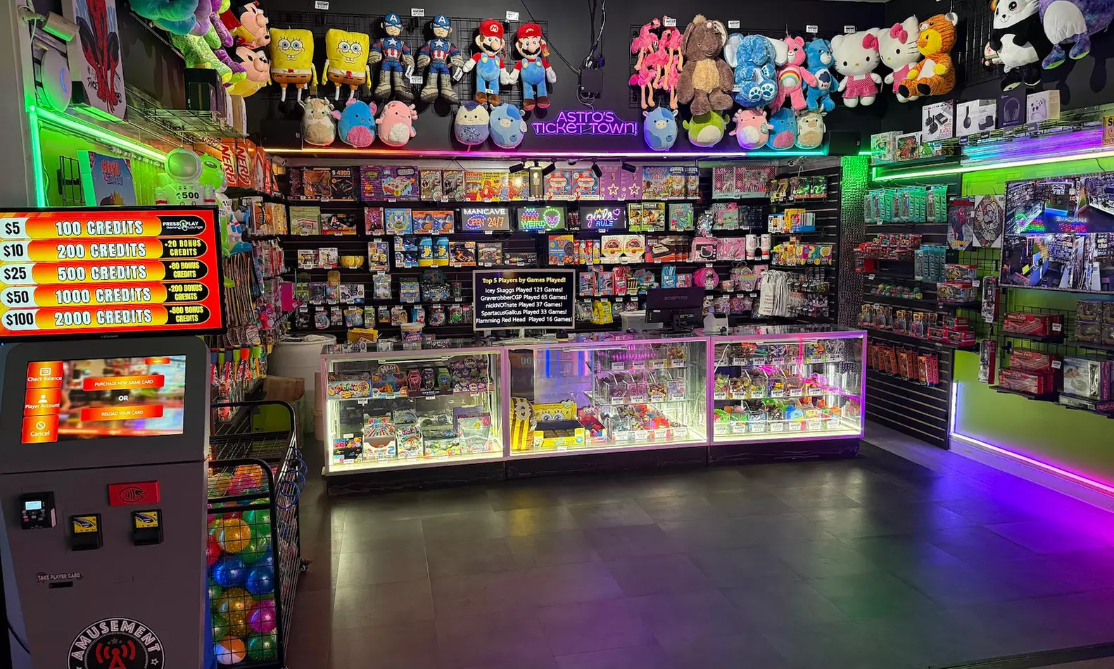 One-Hr Unlimited Arcade Play for One to Four with Free Experience