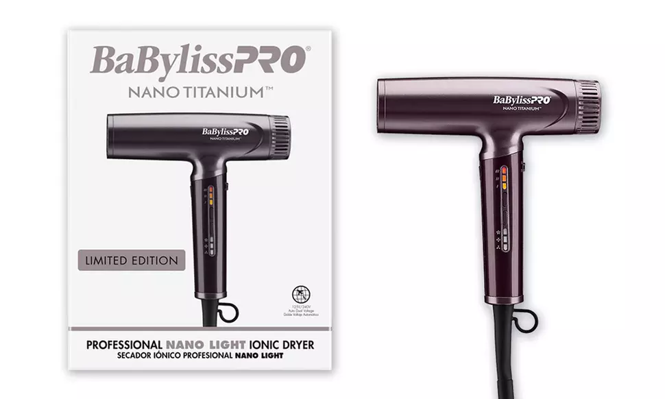 BaBylissPRO Nano Titanium Light Ionic High-Speed Dryer Limited Edition Nightfall