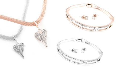 Ensemble de bijoux pour femme ornés de cristaux Swarovski® de Kari