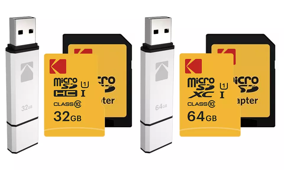 Kodak USB 2.0 Flash Drive, Micro SD Card Class 10 or Both - Primary Image