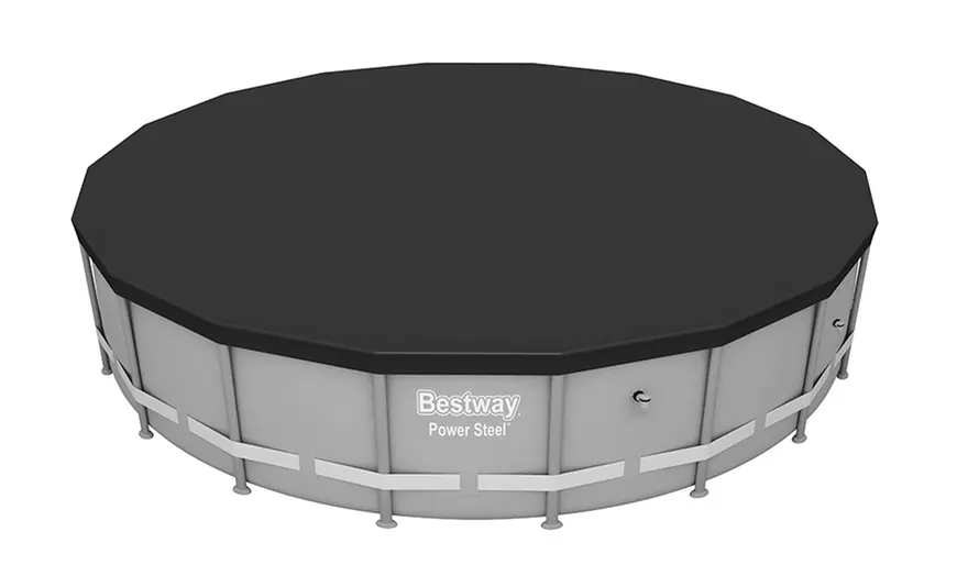Image 9: Bestway zwembadafdekking