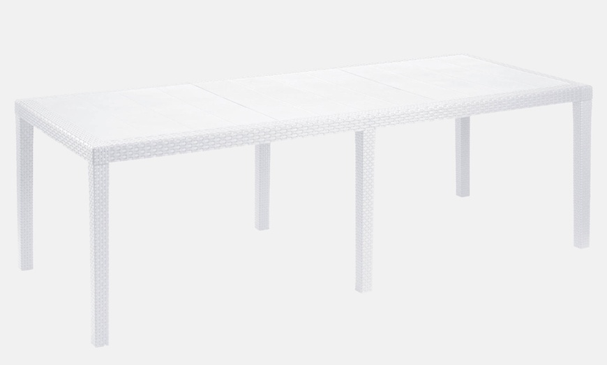 Image 10: Table d'extérieur rectangulaire extensible