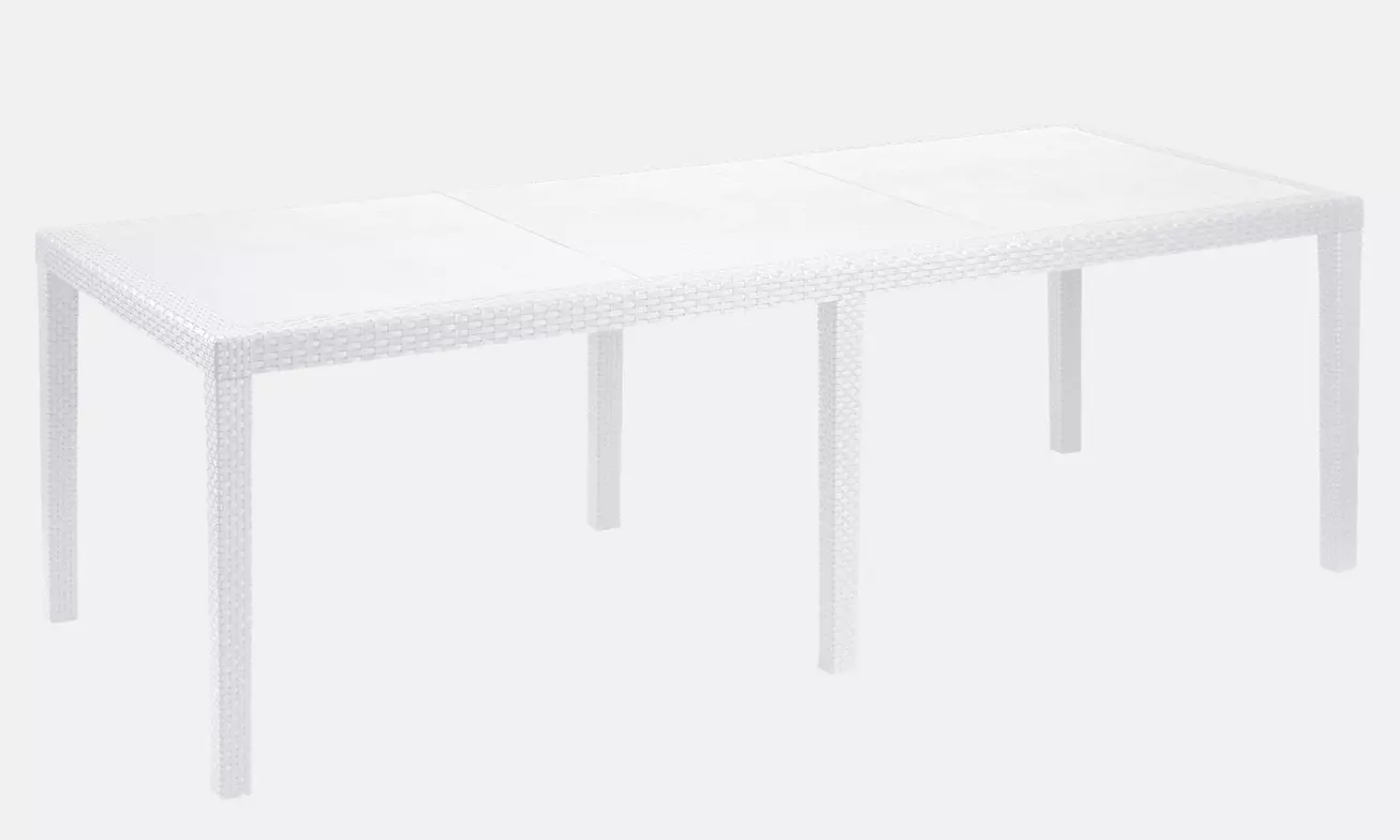 Table d'extérieur rectangulaire extensible