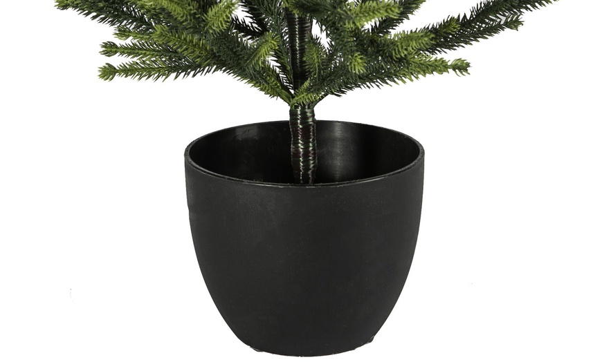 Image 4: Artificial Potted Christmas Tree