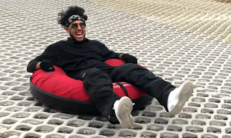 30-Minute Artificial Ski Slope Tubing for One or Two