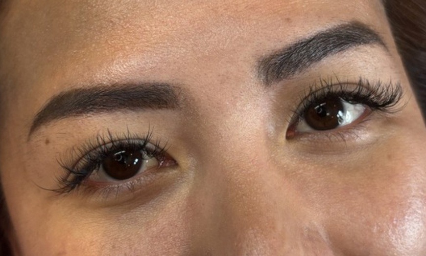 Image 1: Get Full Lashes with a Cluster, Hybrid, Volume or Angel Set 
