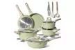 15-teiliges Kochgeschirrset mit Antihaftbeschichtung aus Granit - Second Medium