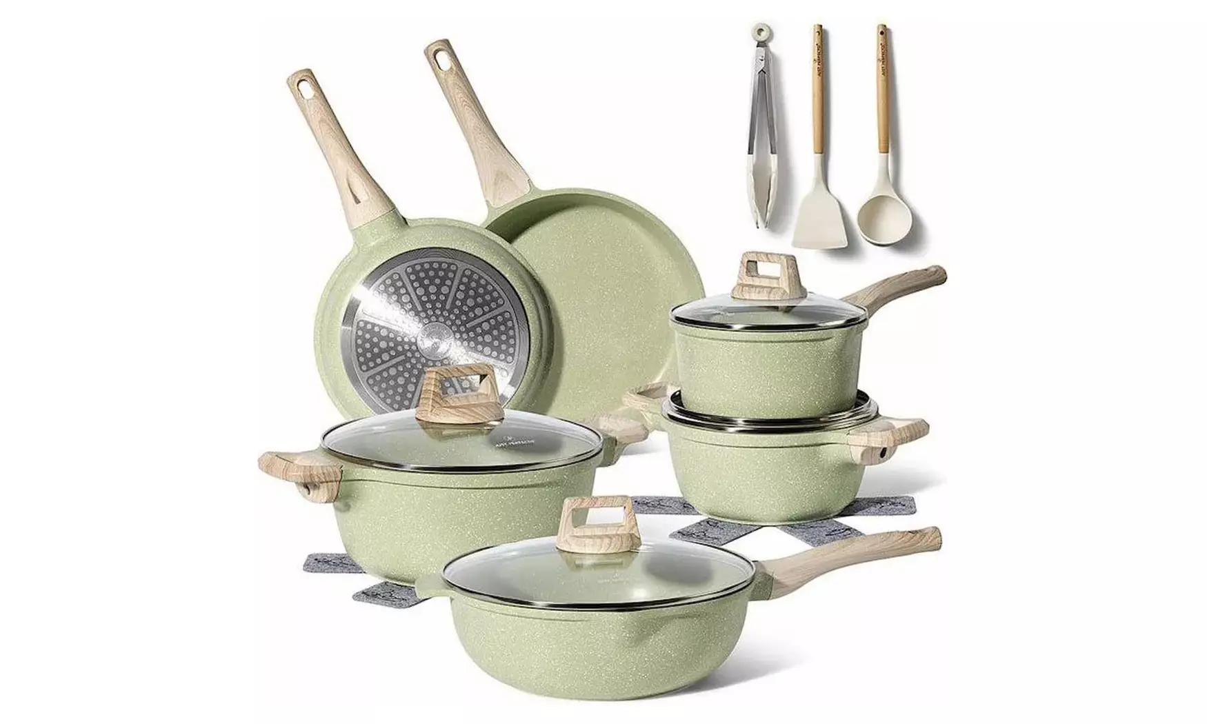 15-teiliges Kochgeschirrset mit Antihaftbeschichtung