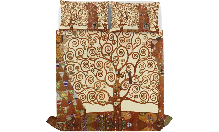 Image 16: Parure letto matrimoniale Sogni d'Autore in 100% cotone Made in Italy