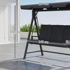 Image 14: Outsunny Three-Seater Swing Bench