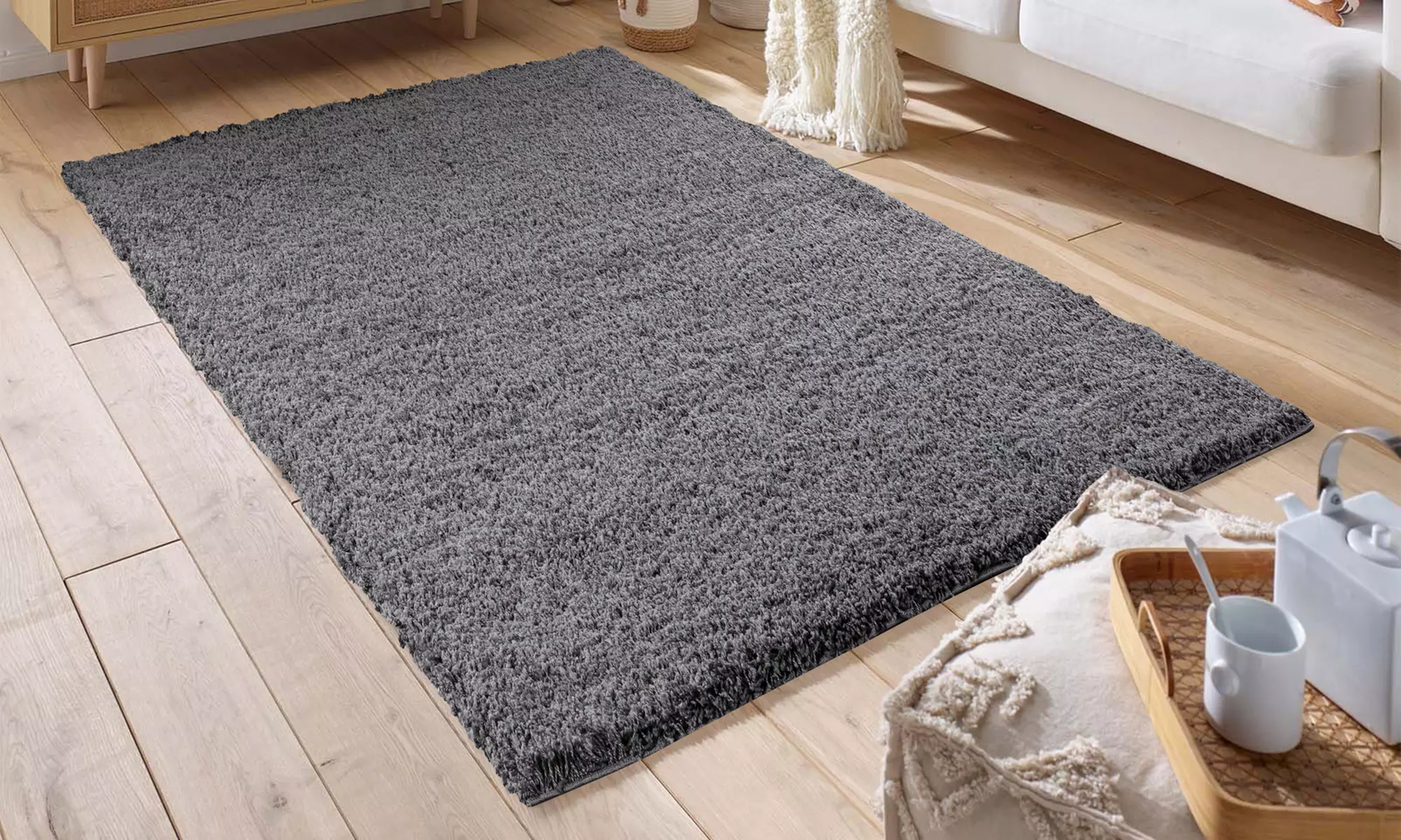Modern Luxury Shaggy Rug – Luxurious Soft Thick Pile