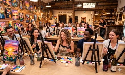 Paint and Sip Art Class for One - Pinspiration - Gainesville, FL