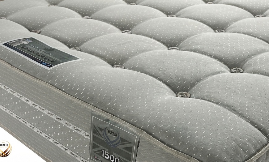 Image 3: 1500 Pocket Sprung Memory Mattress, Superior Comfort and Support