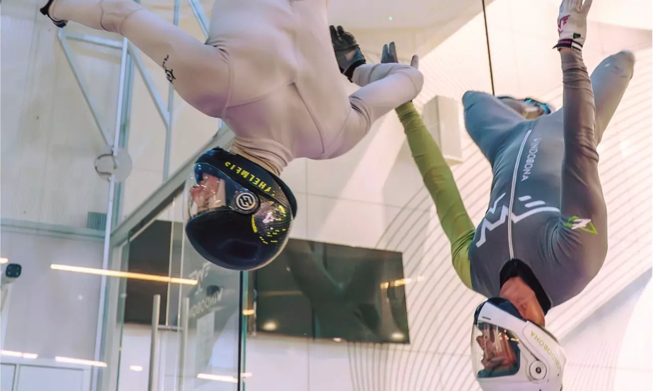 2 vuelos de paracaidismo indoor de 1 minuto para niño o adulto