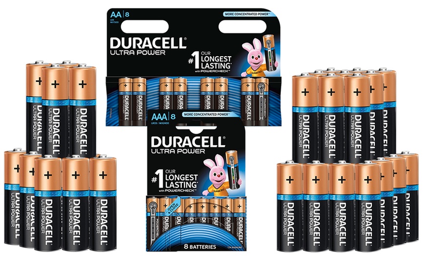 Image 1: Pack de piles Duracell MX2400 B8