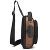 Image 5: Anti-theft Chest Shoulder Crossbody Sling Bag with USB Port