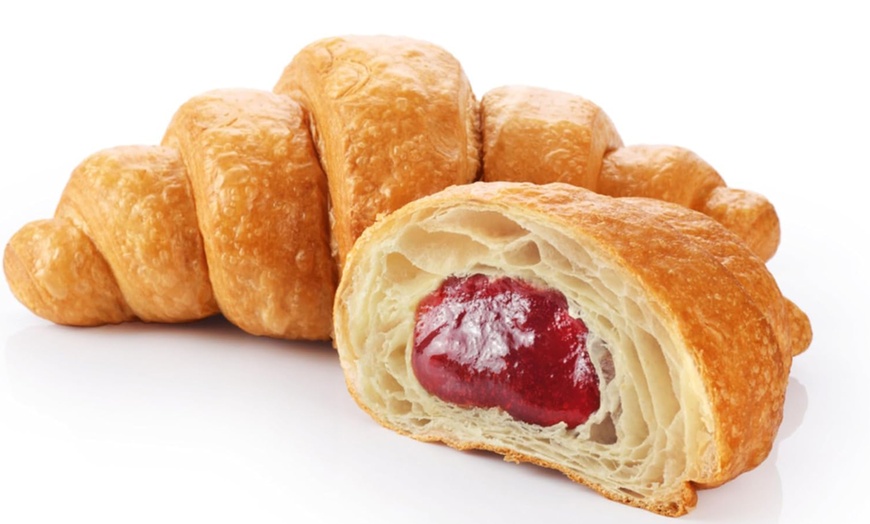 Image 4: 20-Pack Elka Daily Croissant Bulk Box - Cocoa Cream or Strawberry Jam